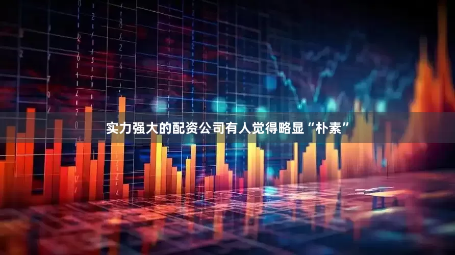 实力强大的配资公司有人觉得略显“朴素”